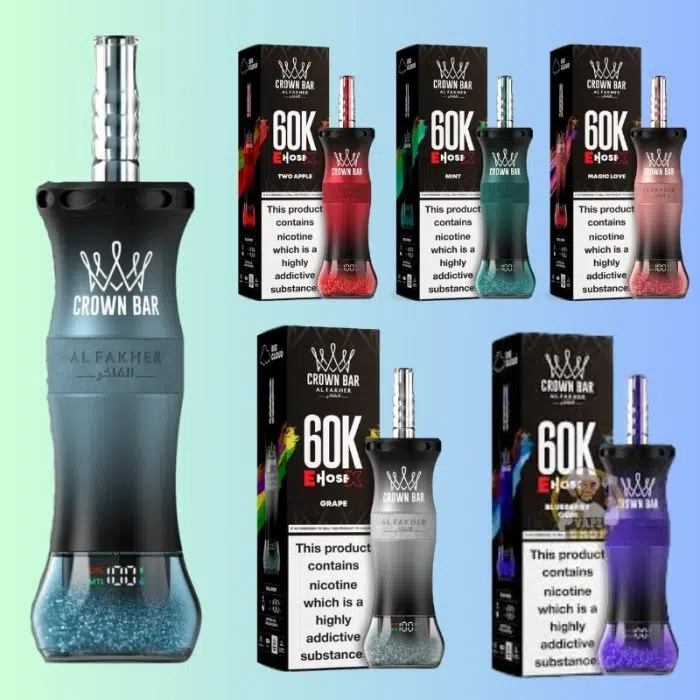 Al Fakher Crown Bar 60K E-Hose X Einweg-Vape – CVAPE